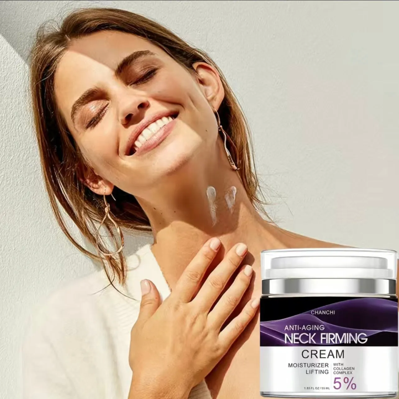 Anti-Aging Lifting, Firming and Contouring Neck Cream- Clinical Grade Skincare