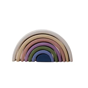 Arch Stacker - White Outside, Colorful Inside by Raduga Grez