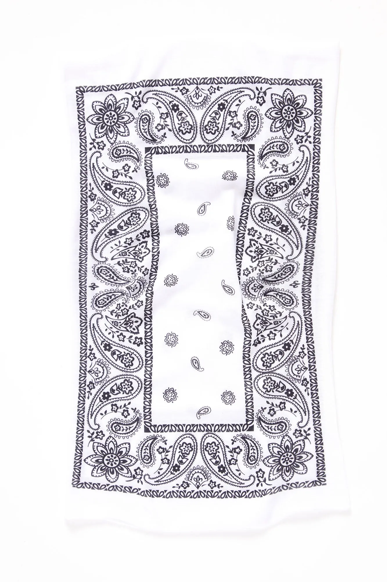 Bandana Sleeve Face Mask - White