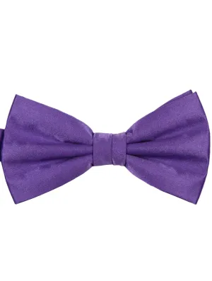 DCLIC Classic Plain Bow Tie - Purple