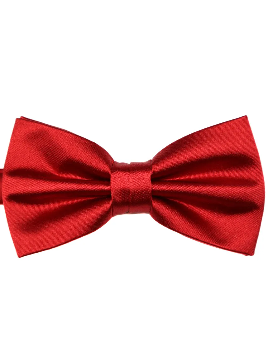 DCLIC Classic Plain Bow Tie - Red