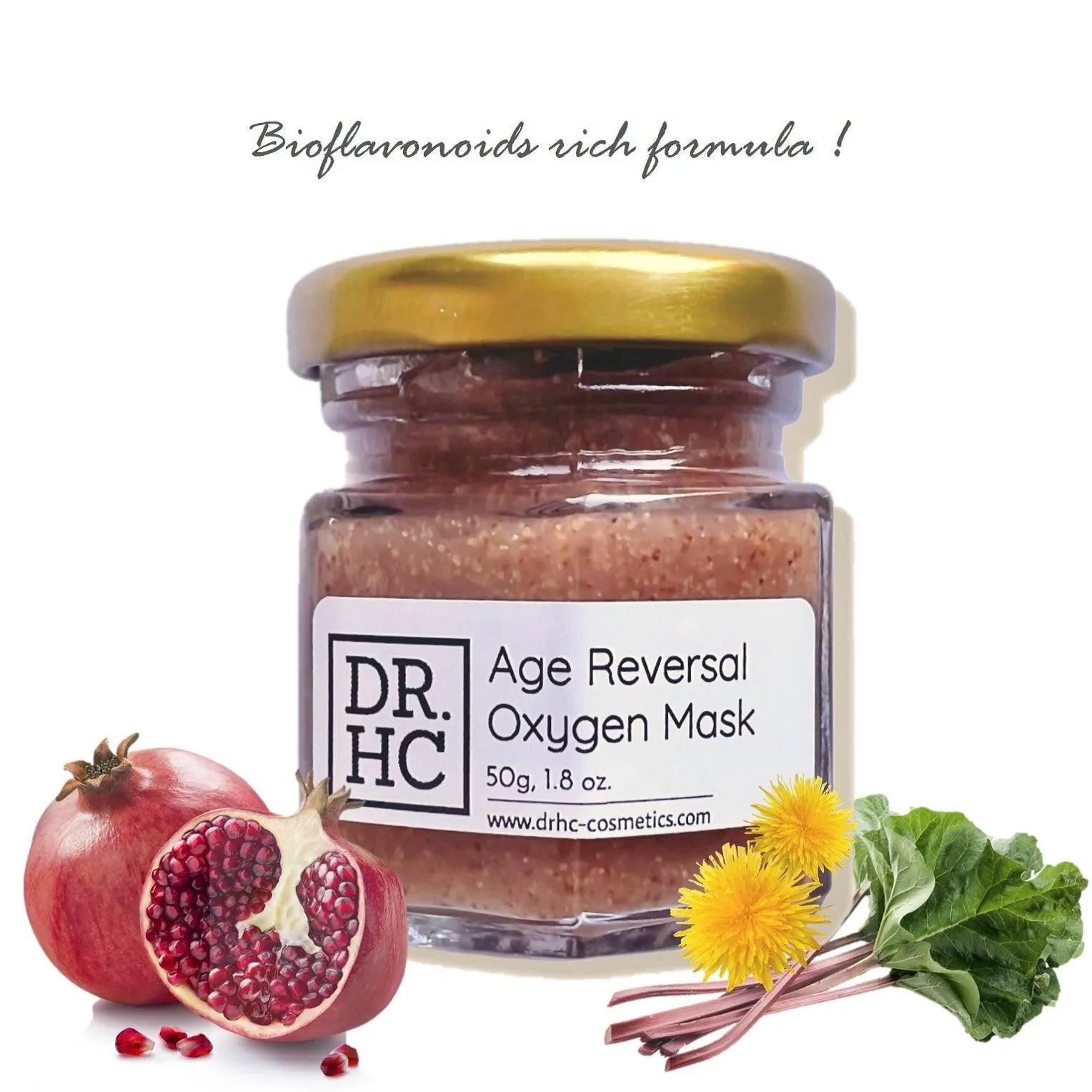 DR.HC Age Reversal Oxygen Mask (50~60g, 1.8~2.1oz) (Exfoliating, Anti-aging, Skin brightening, Anti-blemish, Anti-inflammatory...)