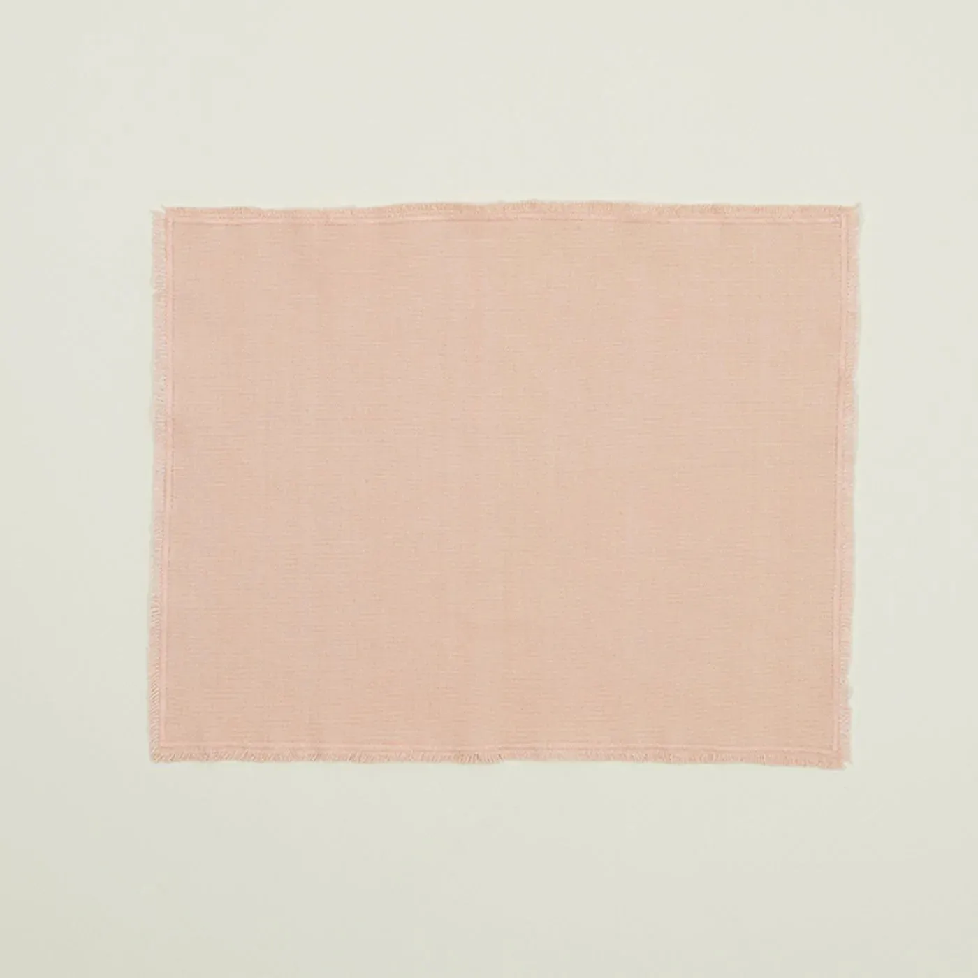 Essential Cotton Placemats Set of 4 (Blush)
