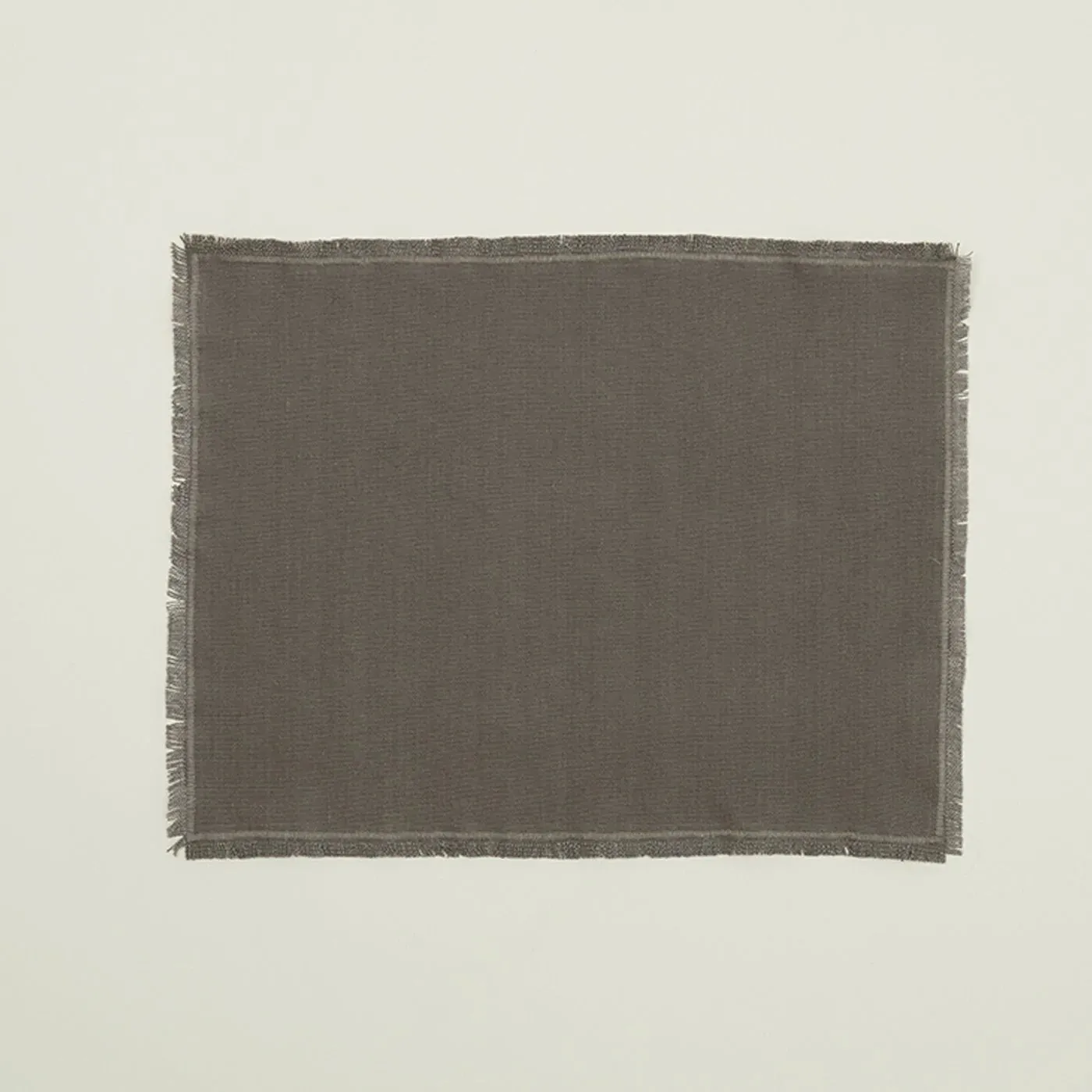 Essential Cotton Placemats Set of 4 (Dark Grey)