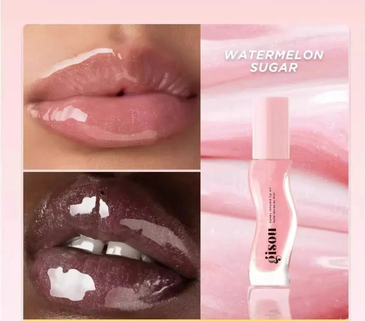 Gisou Honey Strawberry Infused Hydrating Lip Oil