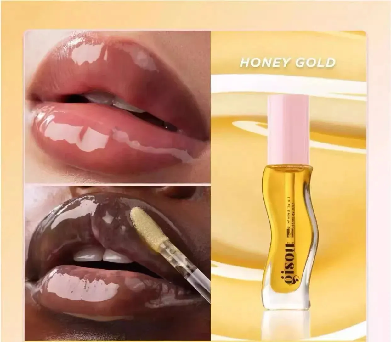 Gisou Honey Strawberry Infused Hydrating Lip Oil
