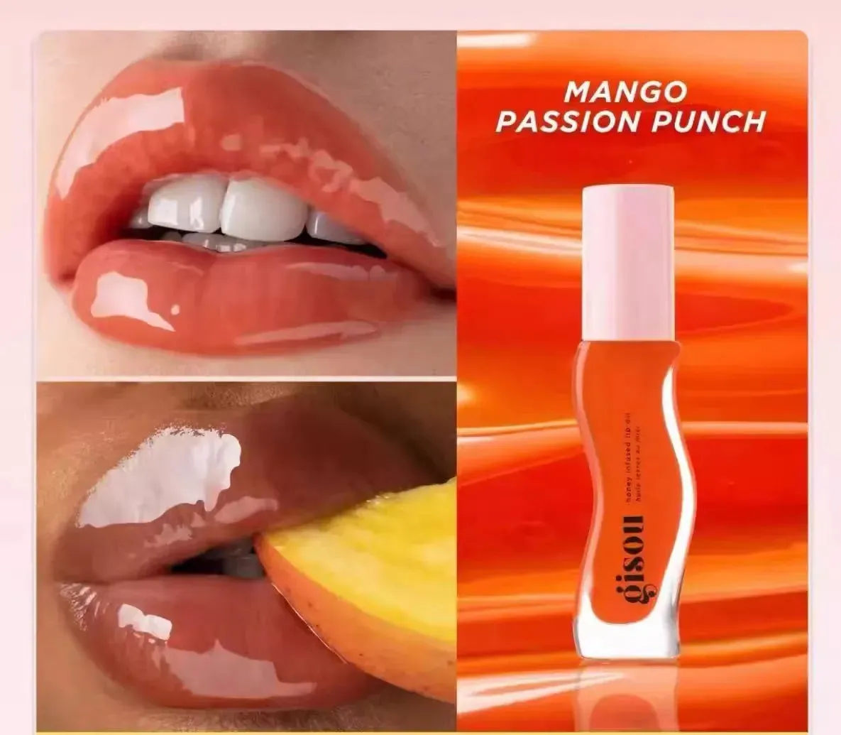 Gisou Honey Strawberry Infused Hydrating Lip Oil