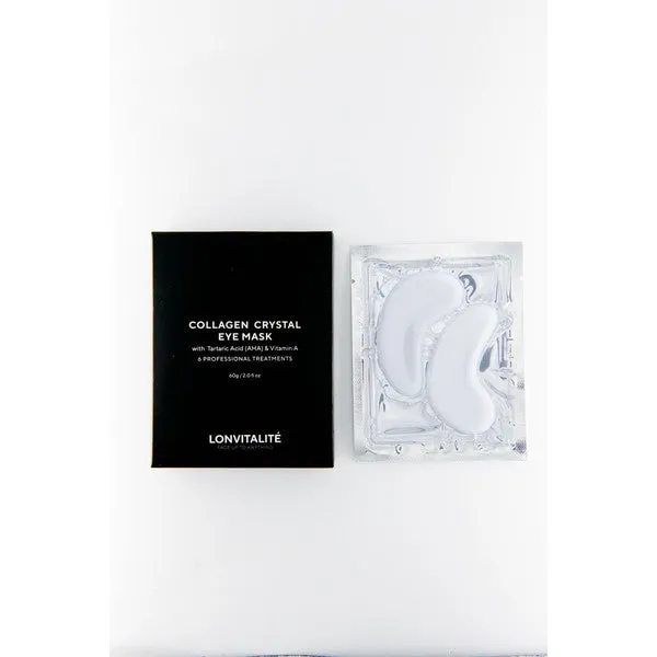 Lonvitalite C8 Crystal &  Collagen Eye Mask - 6PK