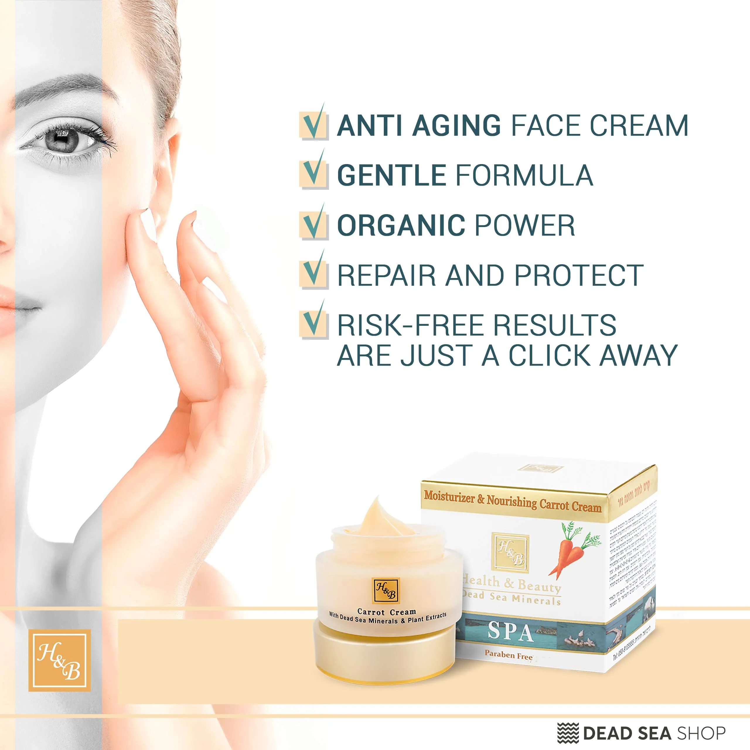 Moisturizer & Nourishing Carrot Facial Cream