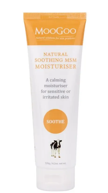 MooGoo MSM Soothing Moisturiser 120GM For Irritable Skin Exp: 09/25