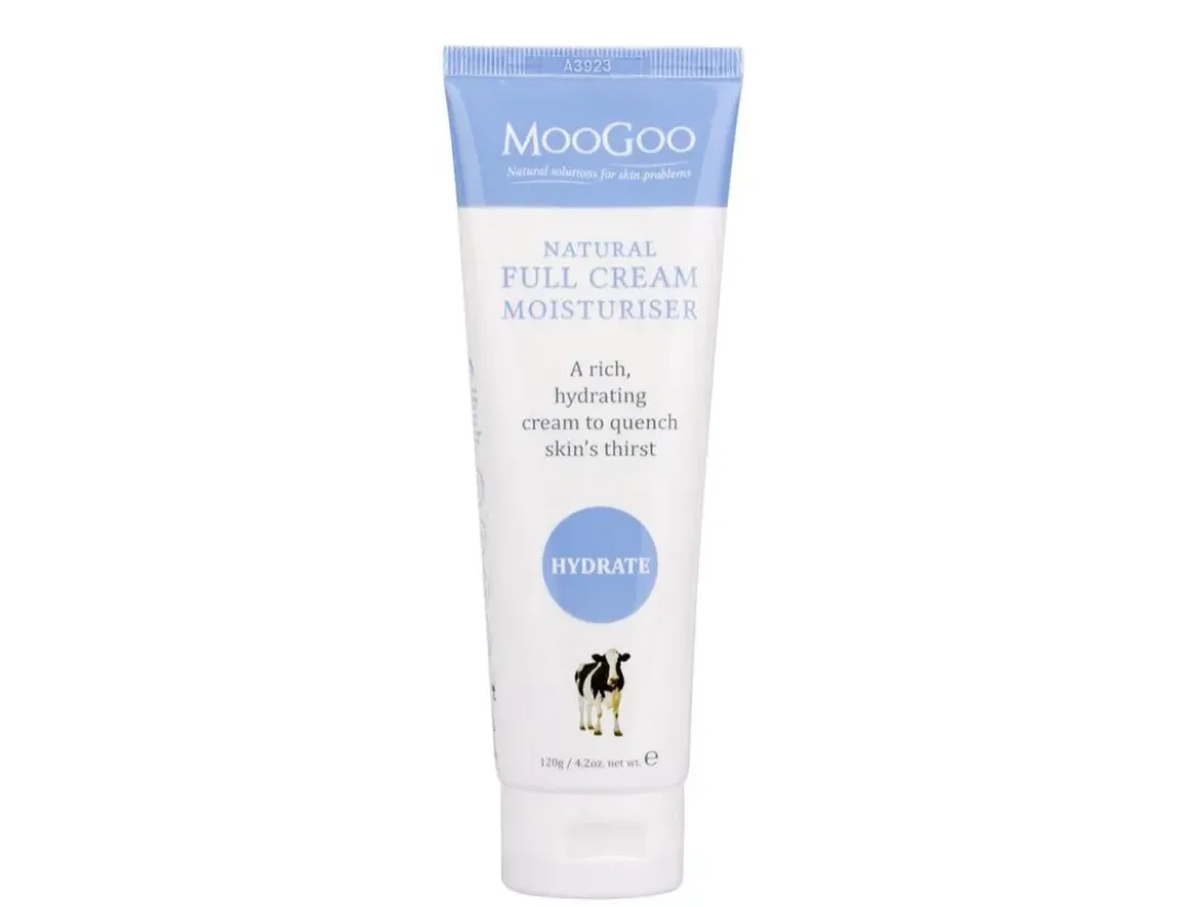 MooGoo Skincare - Full Cream Moisturiser - 120gm For Dry Skin Exp: 01/26