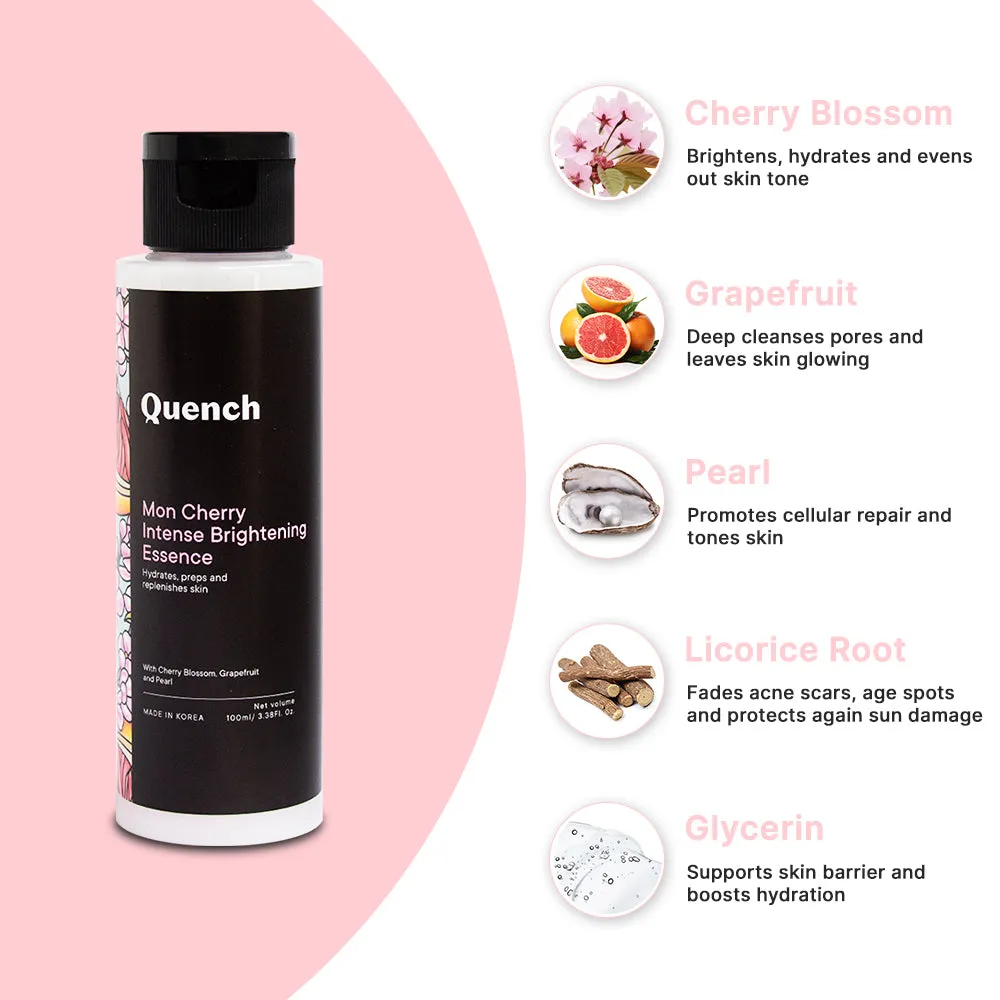 Quench Mon Cherry Intense Brightening Essence, 100gm