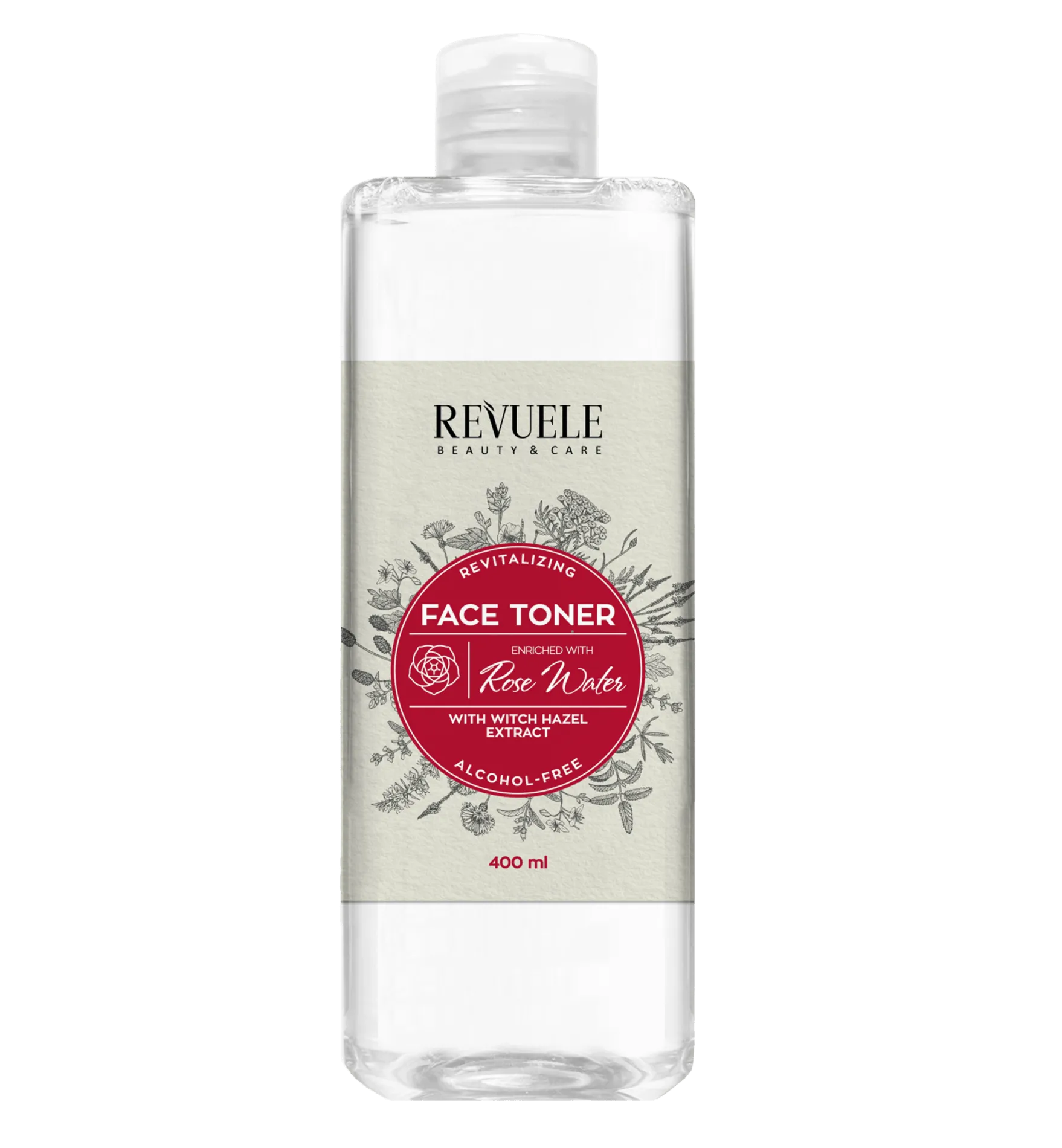 REVUELE WITCH HAZEL TONER with Rose Water-400ml