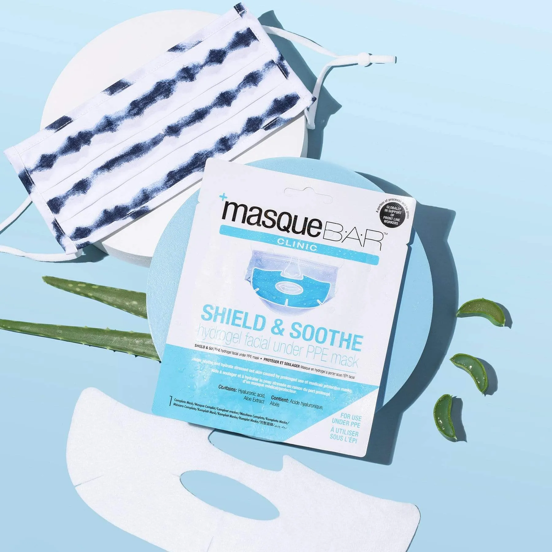 Shield & Soothe PPE Facial Hydrogel Mask