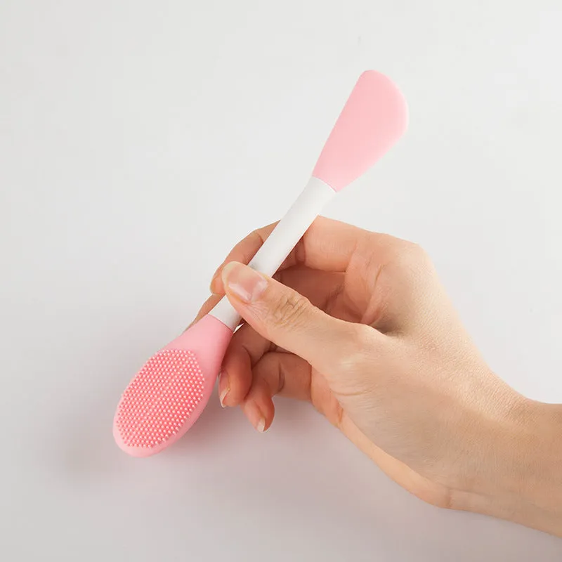 Soft Silicone Double-End Face Mask Brush