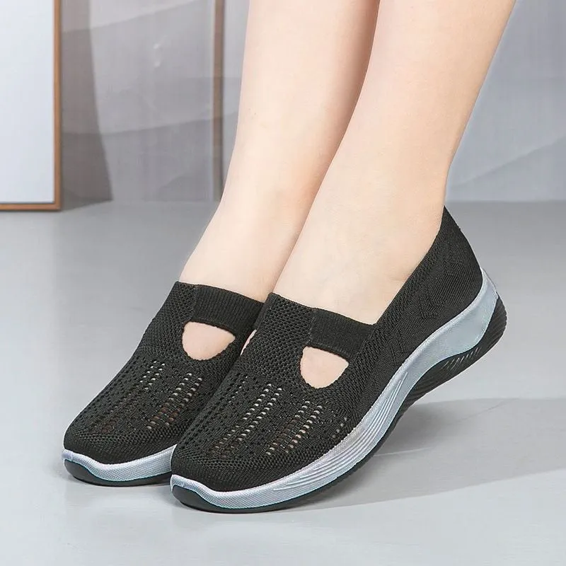 Summer Sale 50% OFFWomen's Woven Orthopedic Breathable Soft Sole Shoes