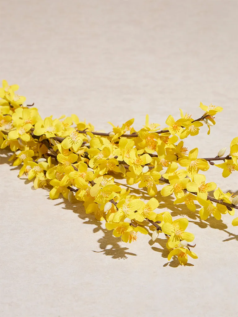 Westside Home Yellow Artificial Jasmine Flower