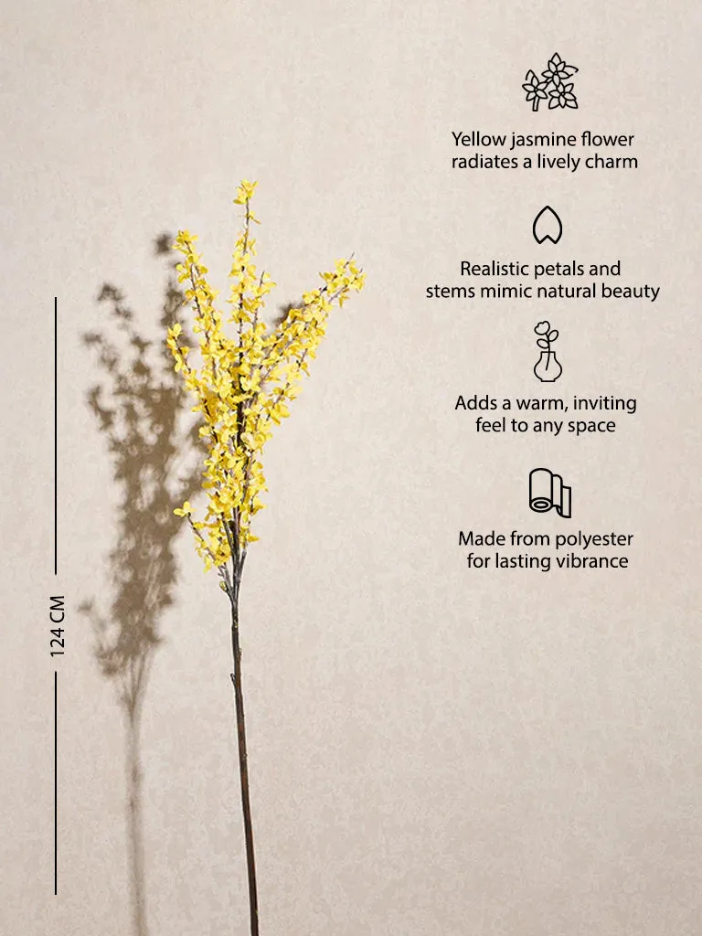 Westside Home Yellow Artificial Jasmine Flower